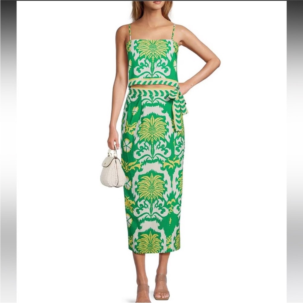 Antonio Melani Callista Cropped Linen Top